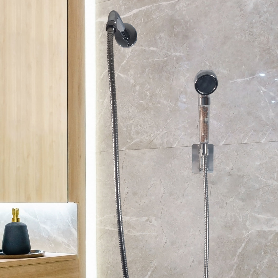 TurboFan Showerhead Shower Essentials Kit