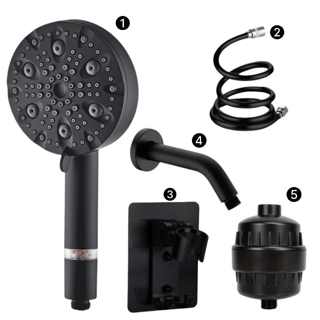 MineralStream Luxe 9 Mode High Pressure Showerhead (Filtered)