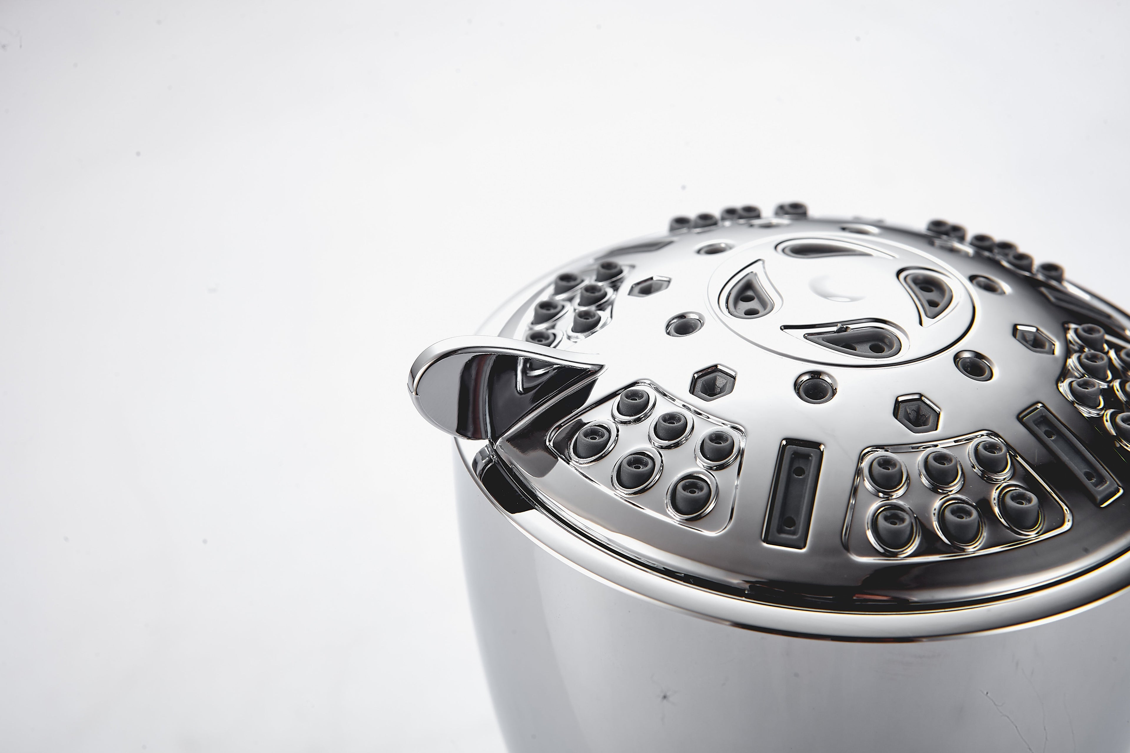 20 Stage Filtration Fixed Wall Shower Head  with 9 Spray Modes- Bell Shaped