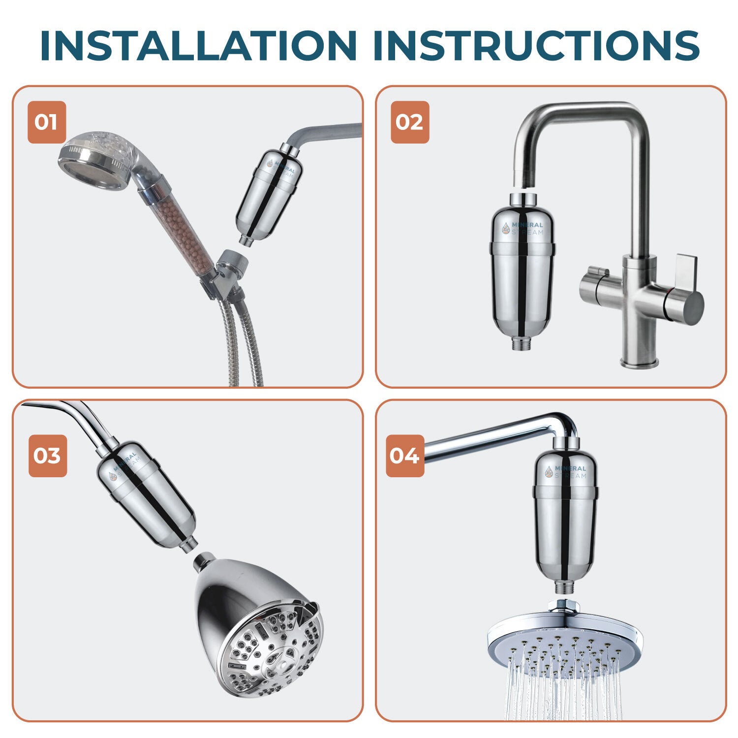 Advanced Shower Filter for Hard Water