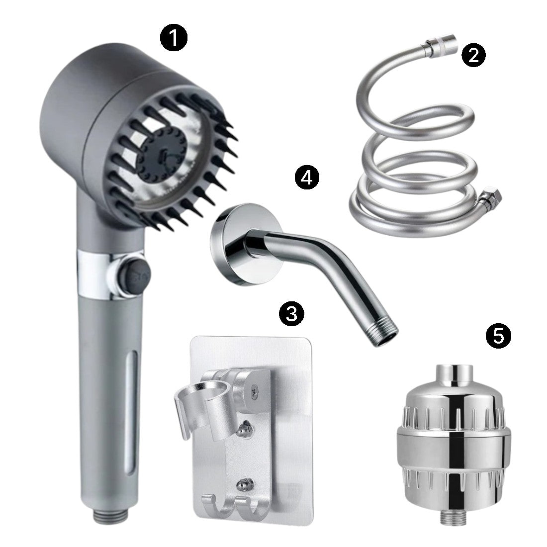 MINERALSTREAM MASSAGE FILTERED SHOWER HEAD
