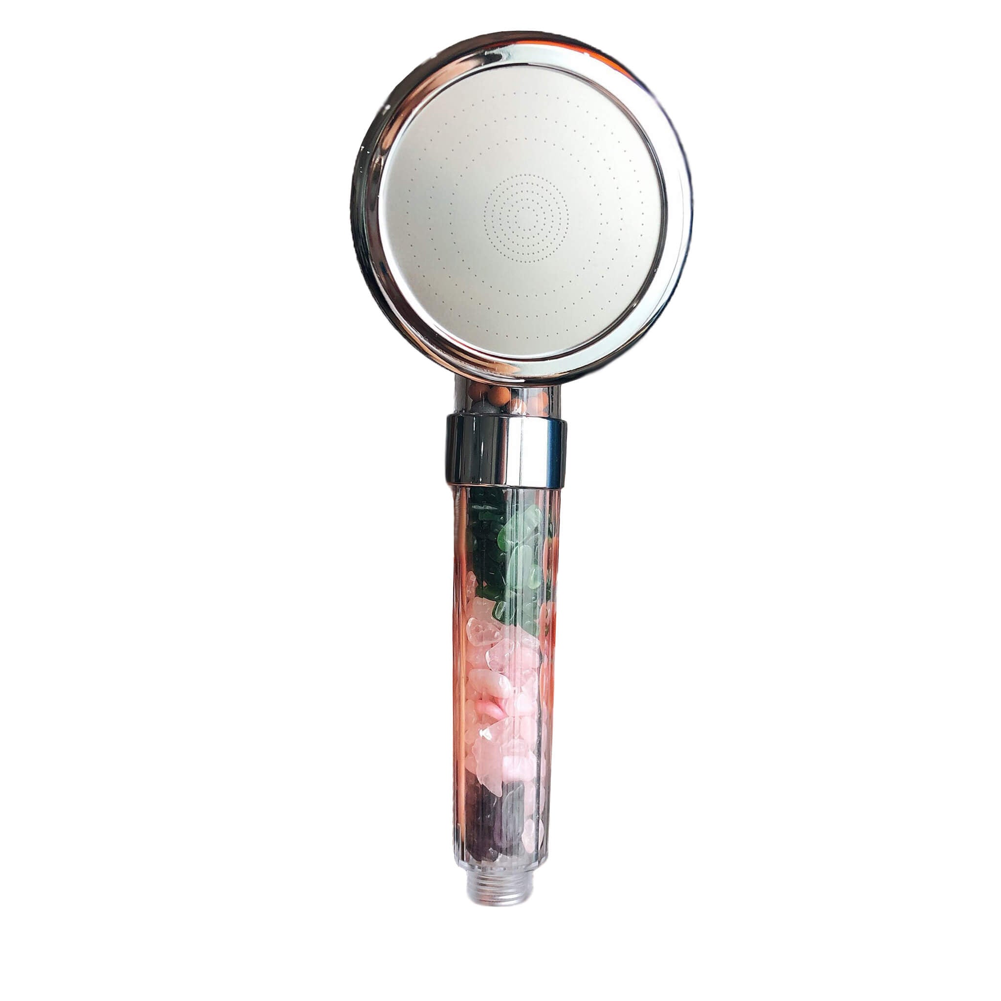 Garnet gemstone shower head - Crystal healing - Reiki - Filter chemicals buying - Increase water pressure - Conserves water.