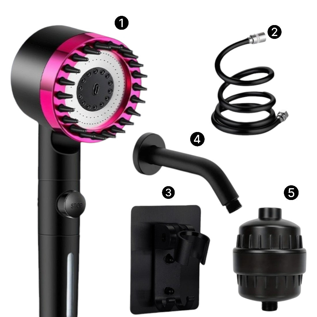 MINERALSTREAM MASSAGE FILTERED SHOWER HEAD